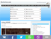 Tablet Screenshot of muchocars.com